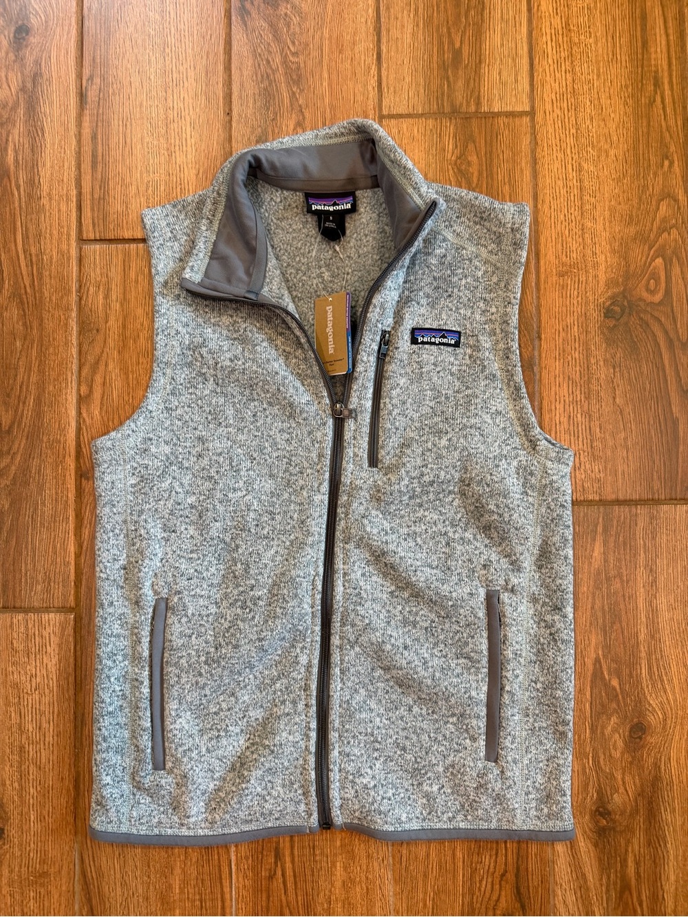 Patagonia Men’s Gray Better Sweater Fleece Vest / small / nwt